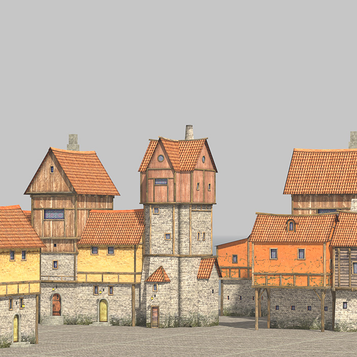 Lovely houses by N/A