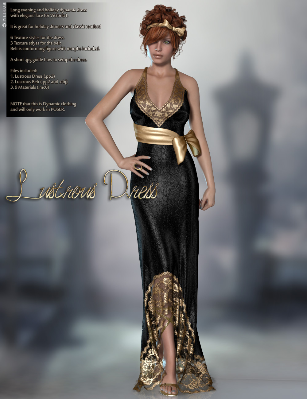 Dynamic Lustrous Dress by N/A