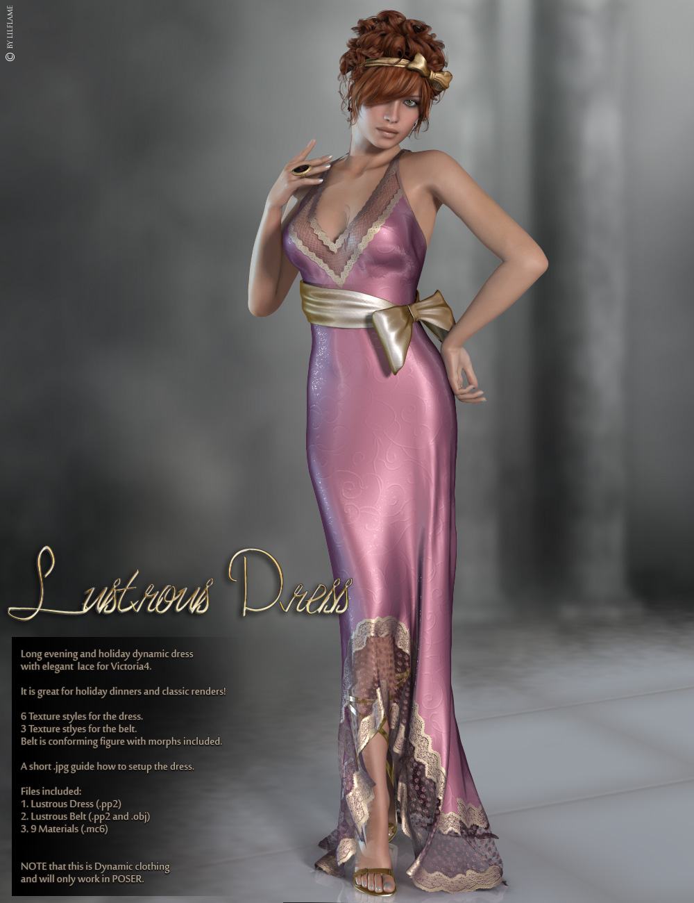 Dynamic Lustrous Dress by N/A