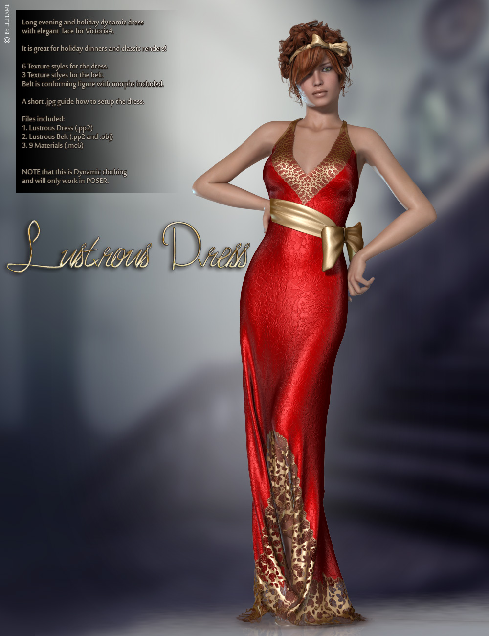 Dynamic Lustrous Dress by N/A