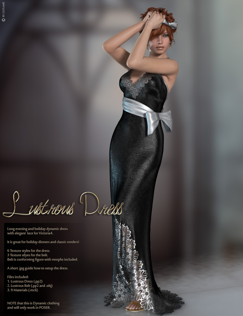 Dynamic Lustrous Dress by N/A