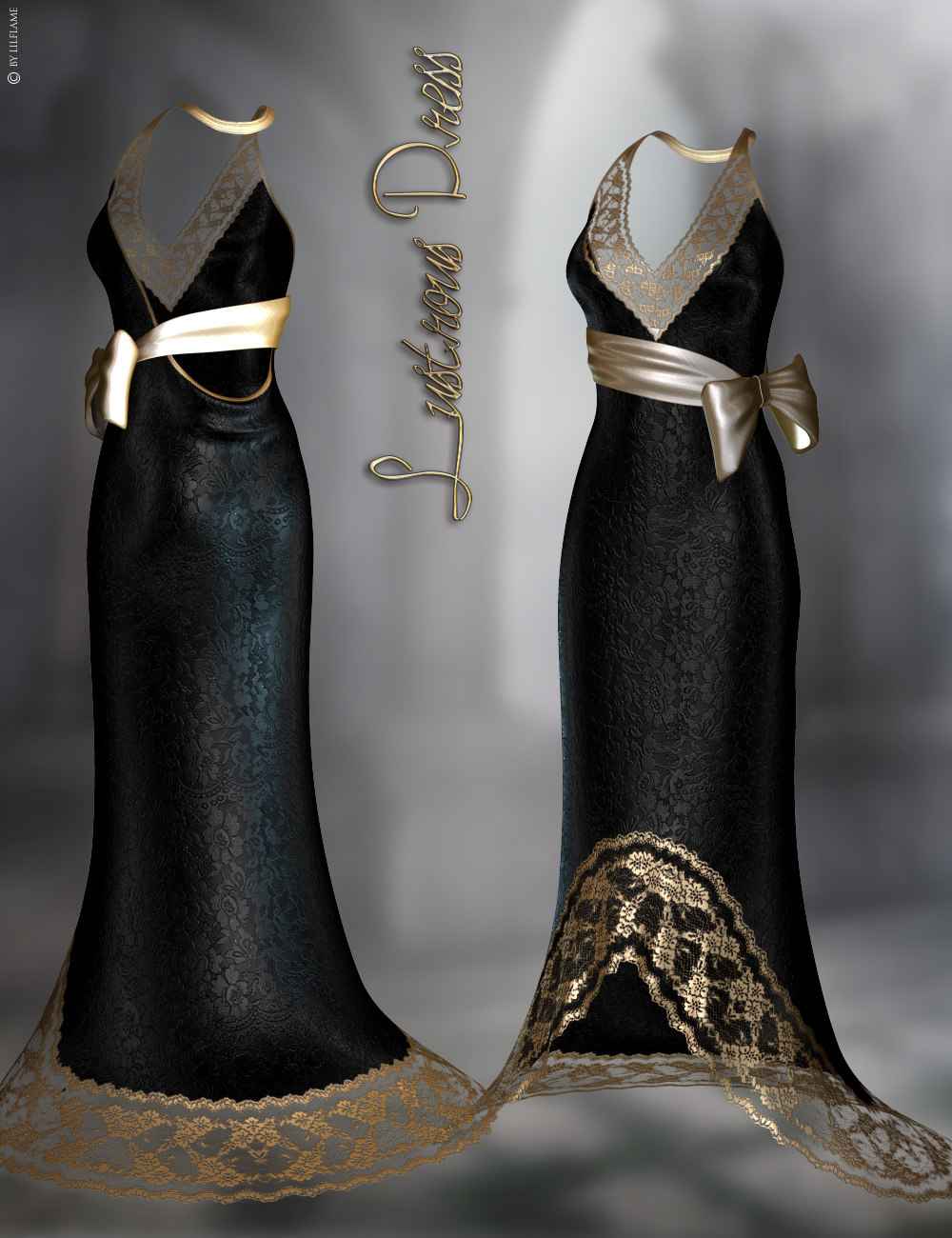 Dynamic Lustrous Dress by N/A