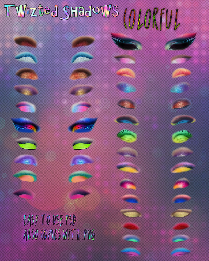 Twizted Shadows-Colorful by N/A