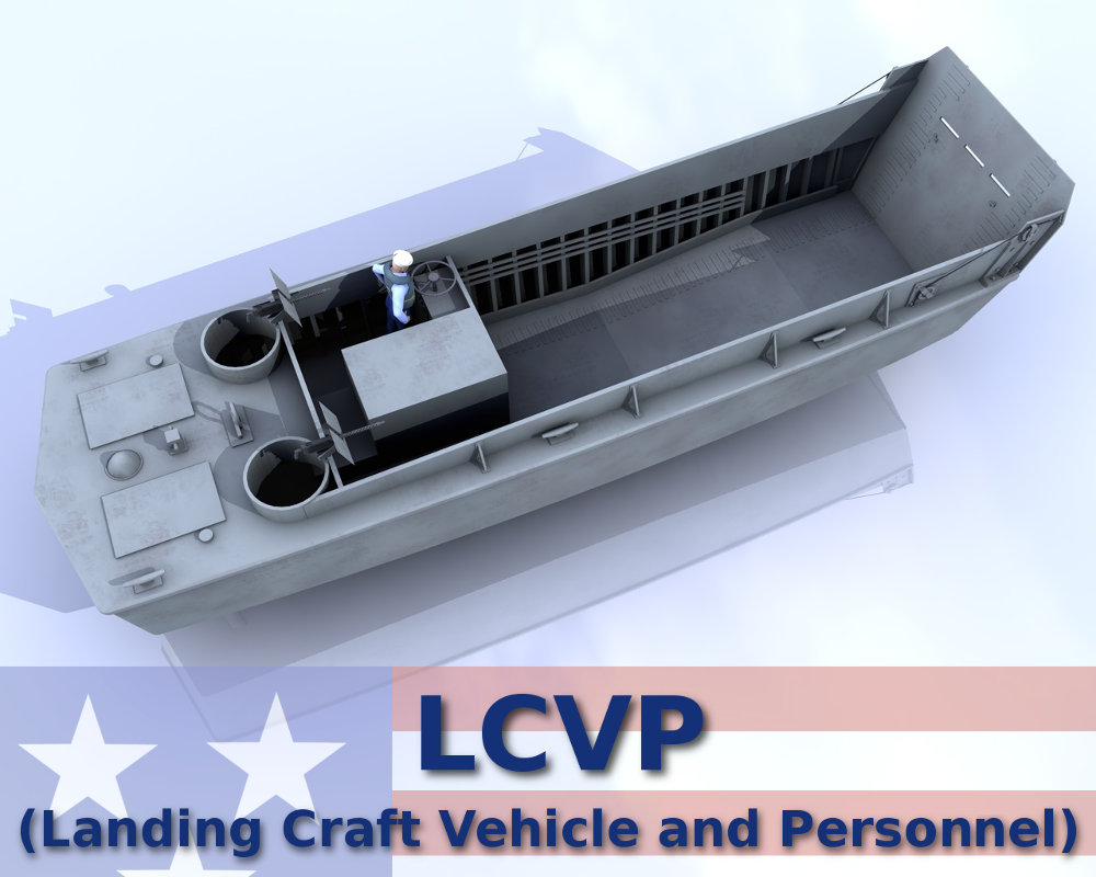 LCVP - Landing Craft, Vehicle, Personnel by N/A