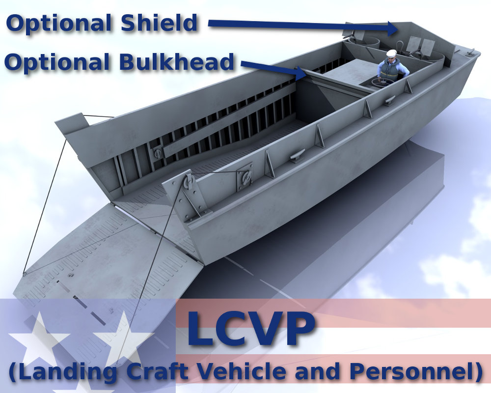 LCVP - Landing Craft, Vehicle, Personnel by N/A