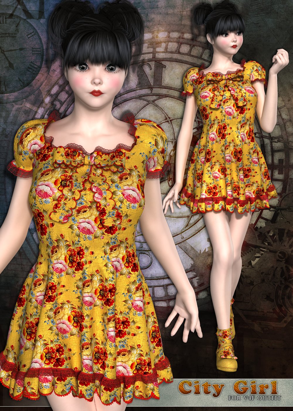 City Girl for V4F outfit by N/A