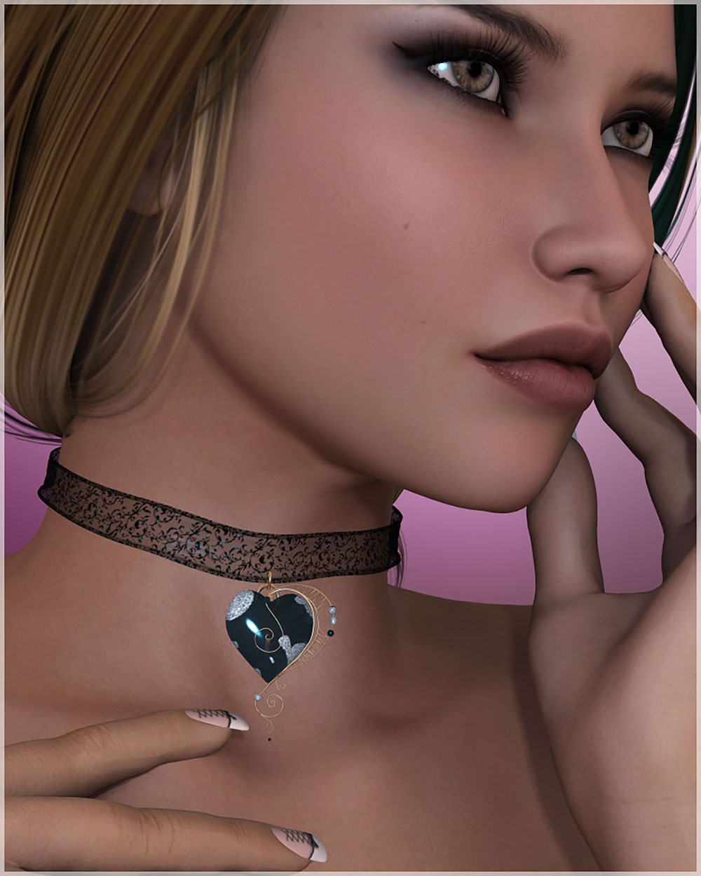 So Stylish for Twisted Hearts Chokers by N/A