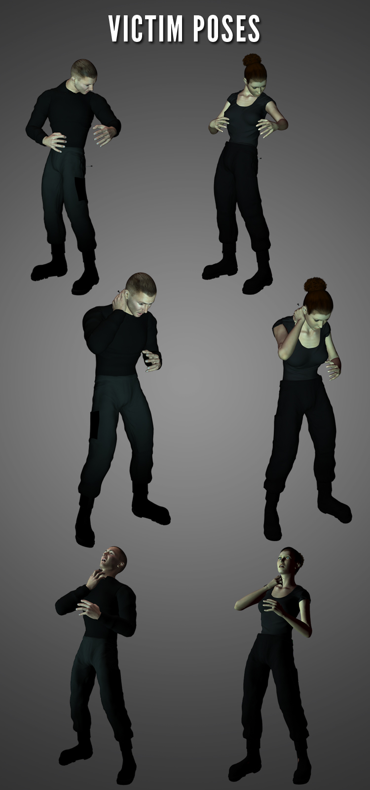 Silent Kill: Blowgun Poses by N/A