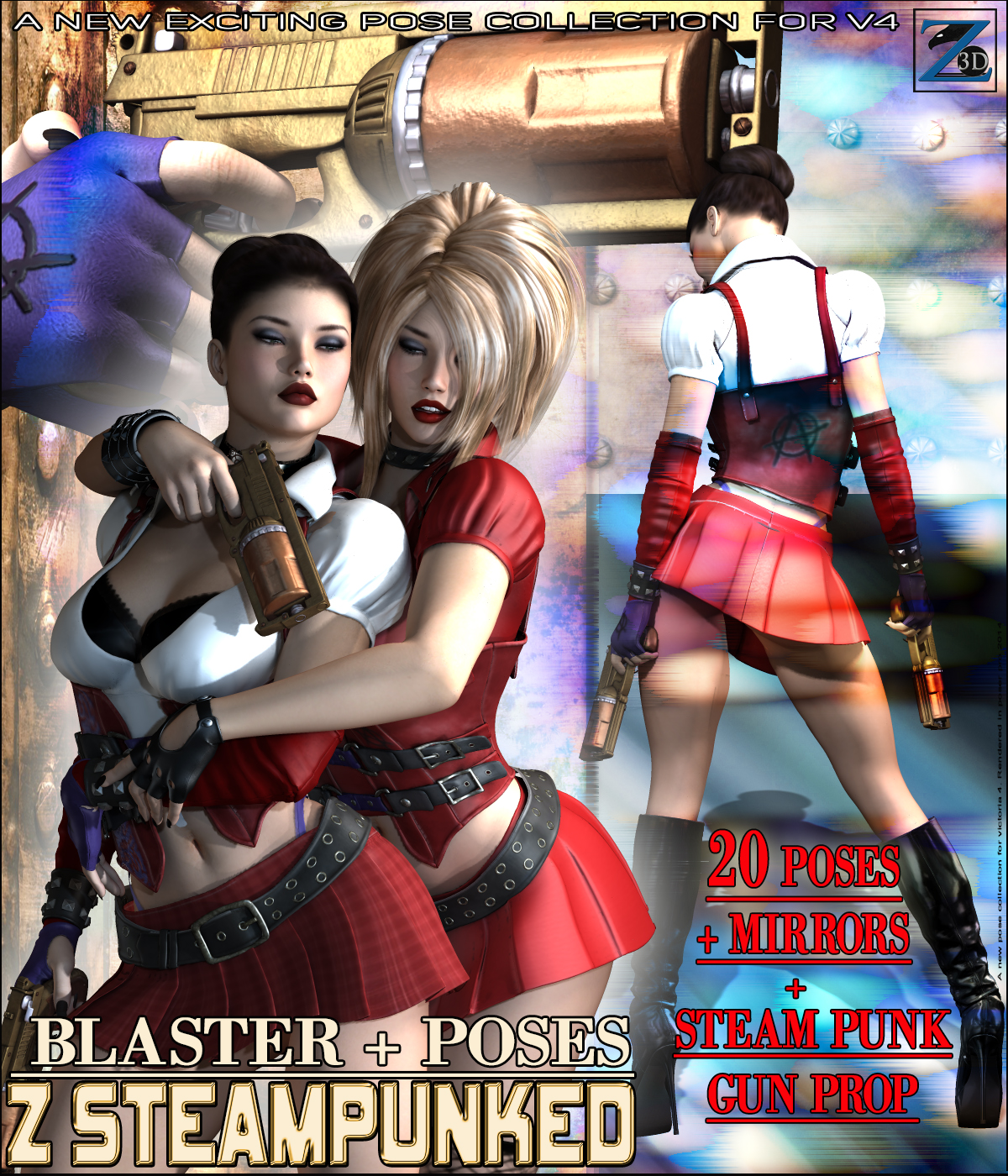 Z SteamPunked - Blaster + Poses by N/A