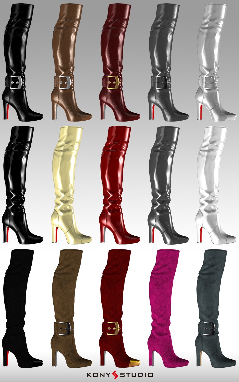 Ela & Succubus Boots for G2f by N/A