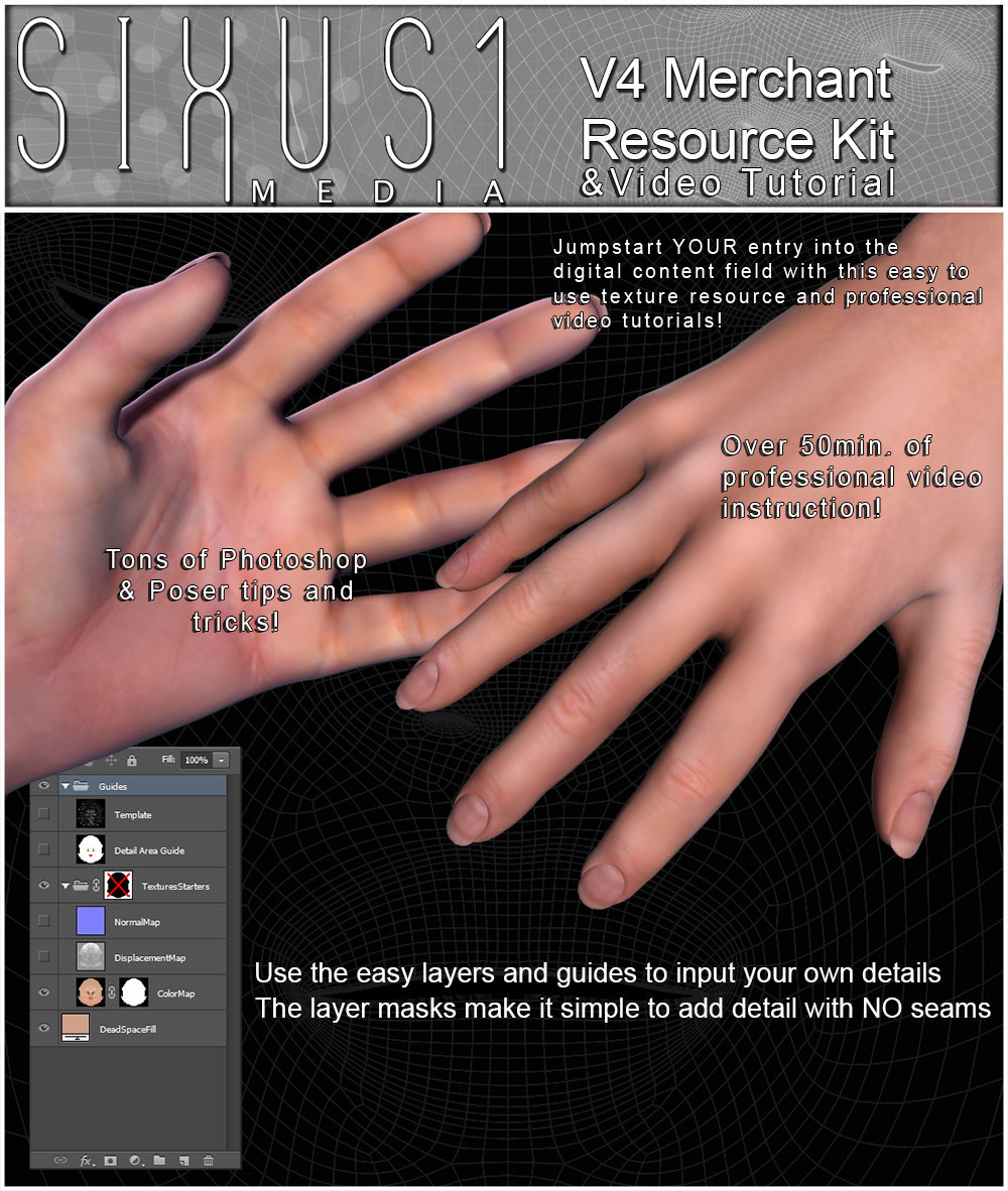 S1M: V4 Merchant Texture Resource Kit & Video Tutorial by N/A