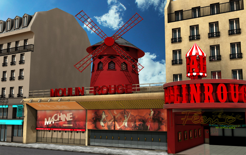 Le Moulin Rouge by N/A