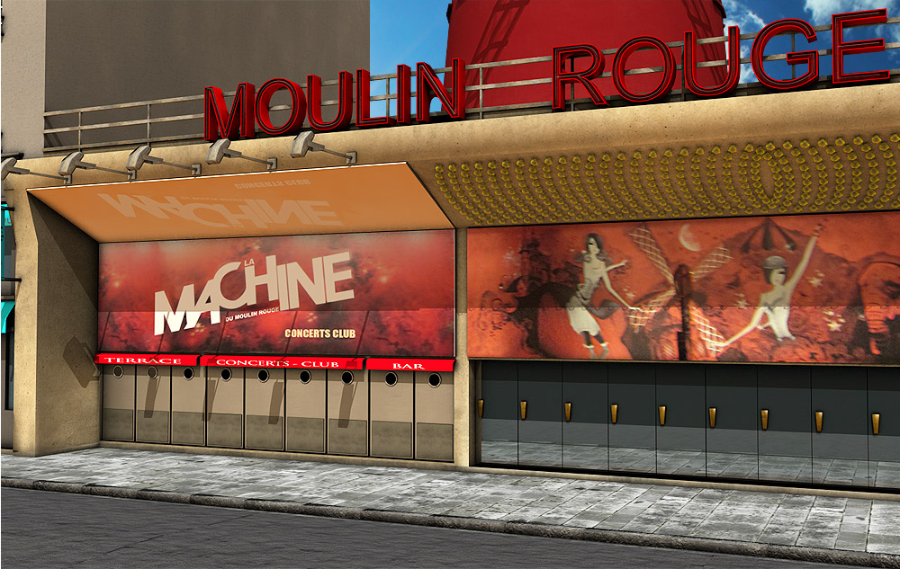 Le Moulin Rouge by N/A