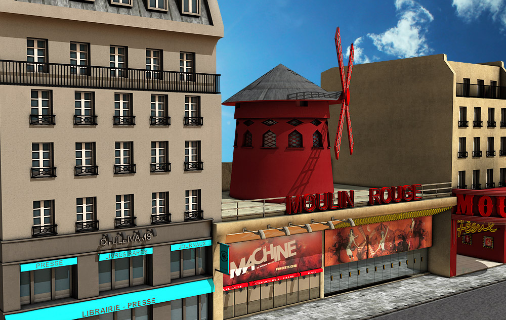 Le Moulin Rouge by N/A