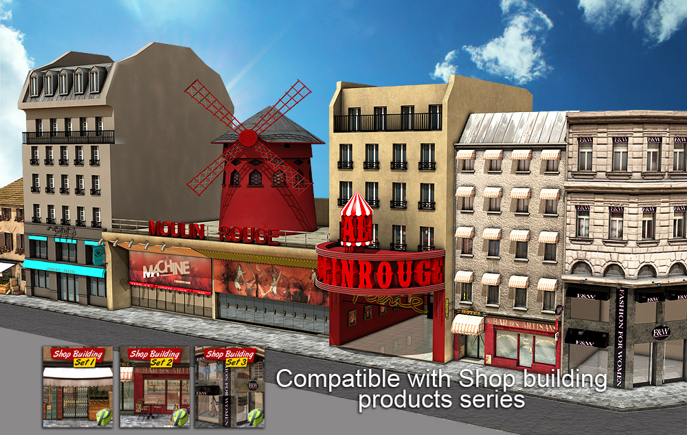 Le Moulin Rouge by N/A
