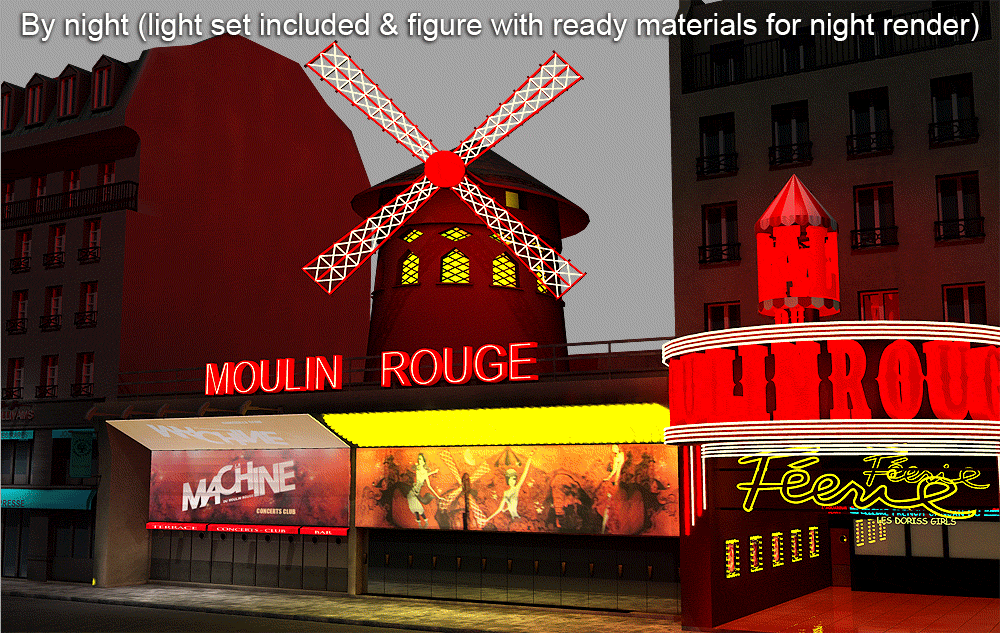 Le Moulin Rouge by N/A