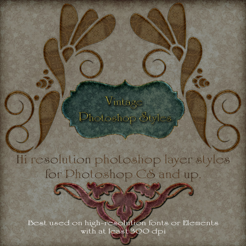 Vintage Photoshop Styles by N/A