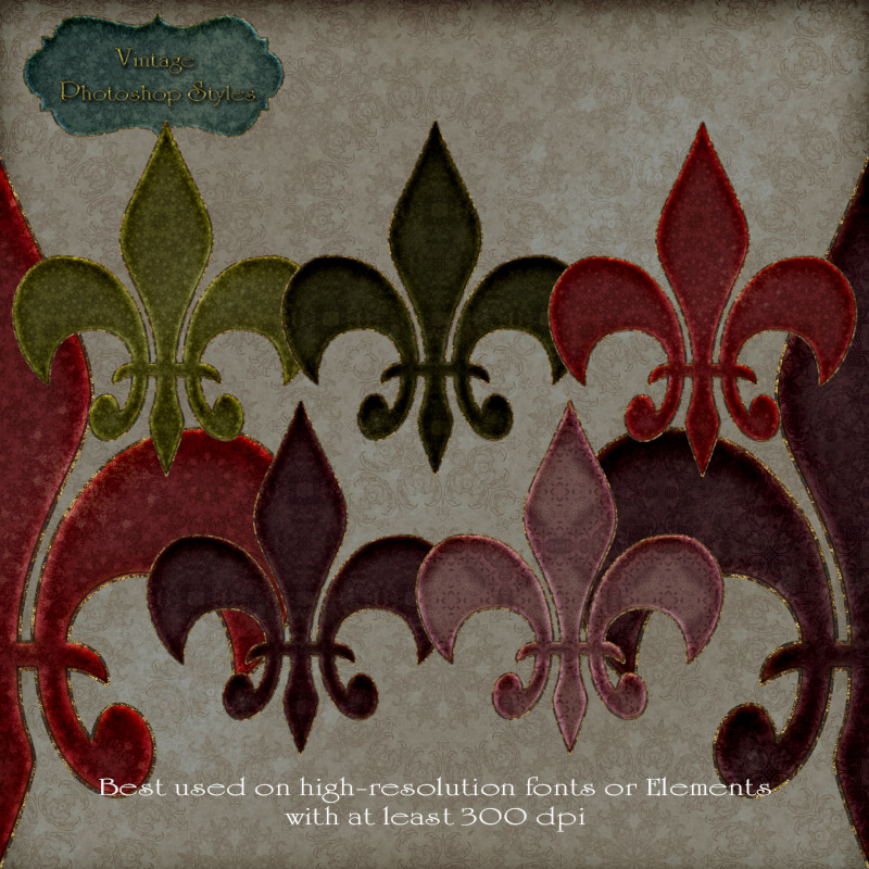 Vintage Photoshop Styles by N/A