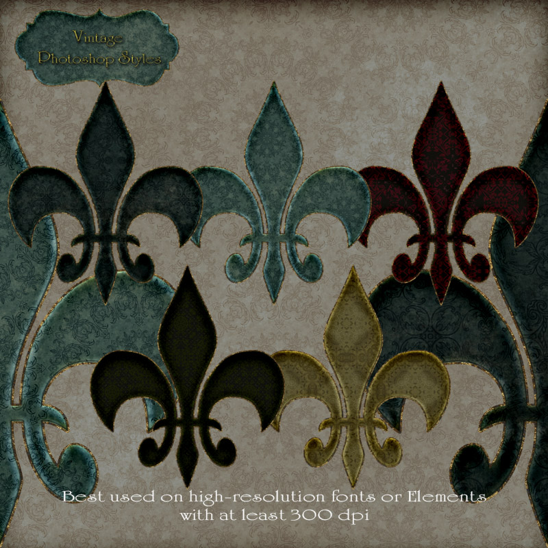 Vintage Photoshop Styles by N/A
