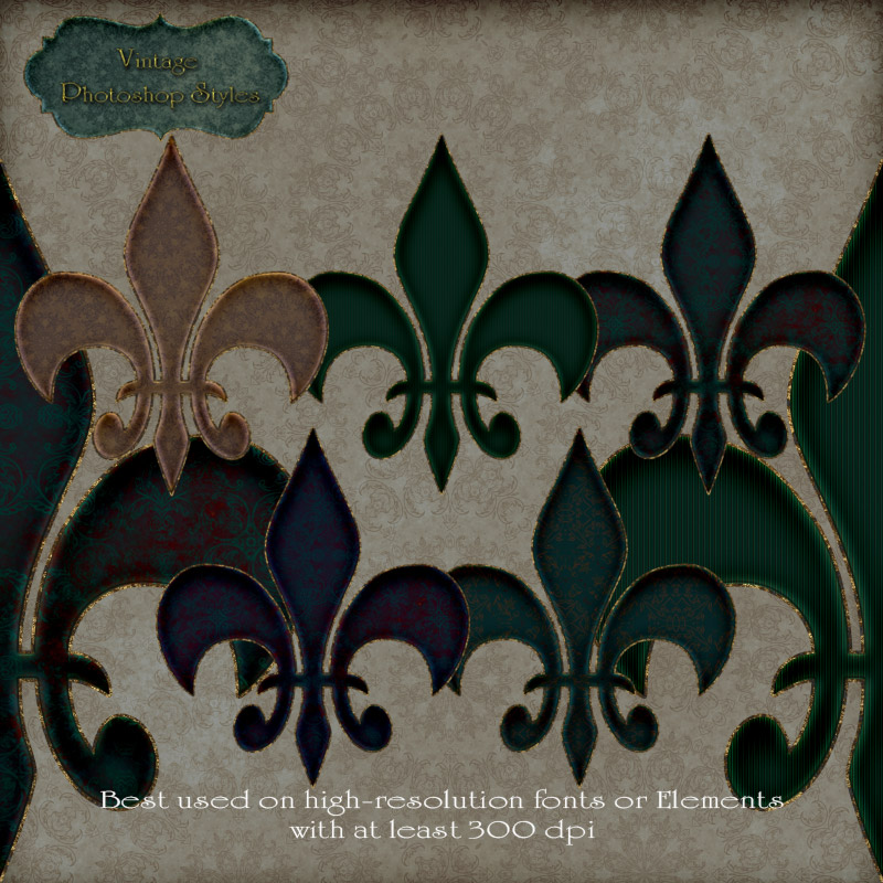 Vintage Photoshop Styles by N/A