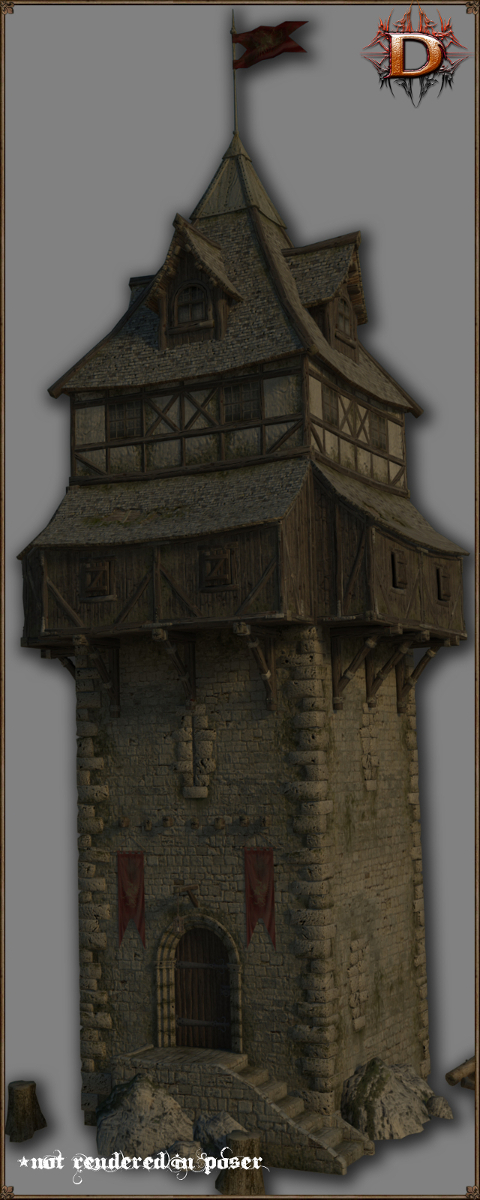 Medieval Tower V1 by N/A