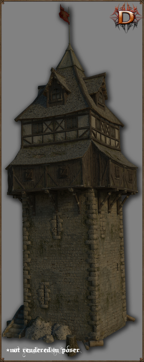 Medieval Tower V1 by N/A
