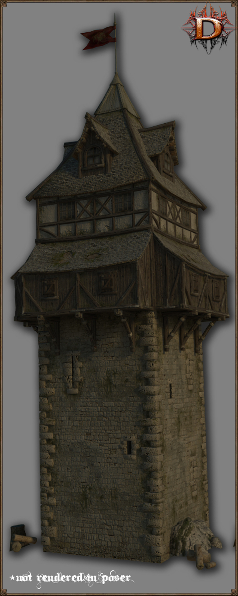 Medieval Tower V1 by N/A