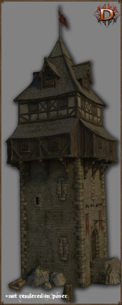 Medieval Tower V1 by N/A