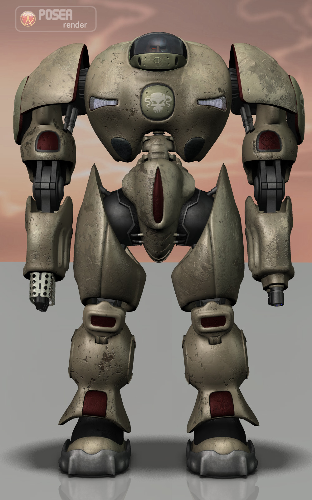Scifi Marine Battle Borg by N/A