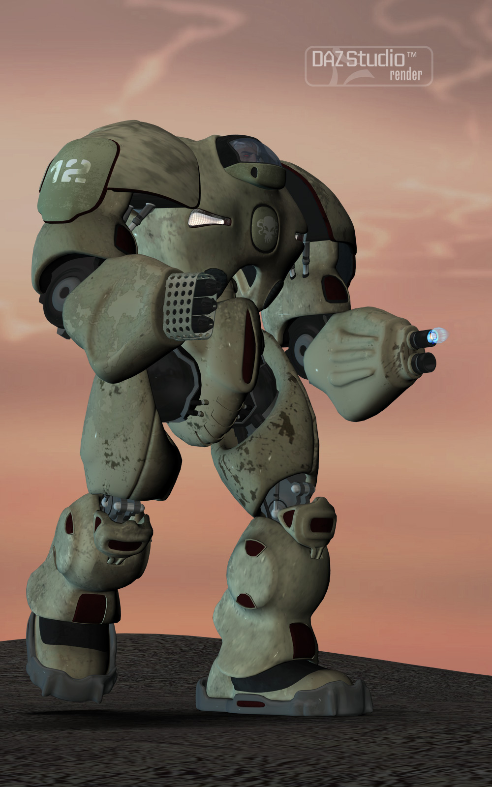 Scifi Marine Battle Borg by N/A