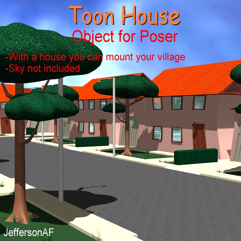 Toon House Poser by N/A