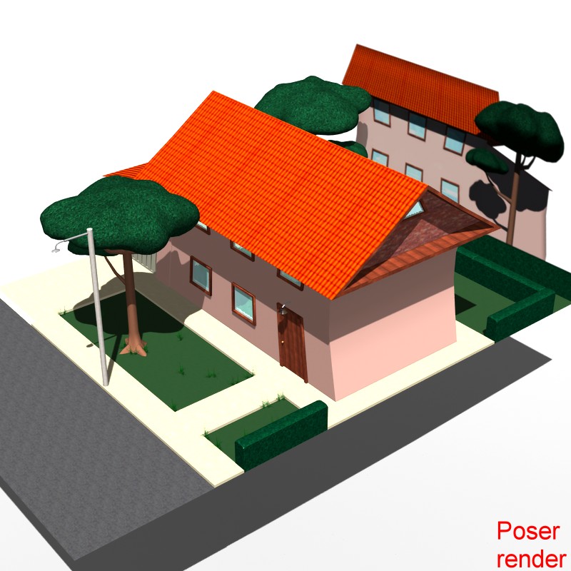 Toon House Poser by N/A