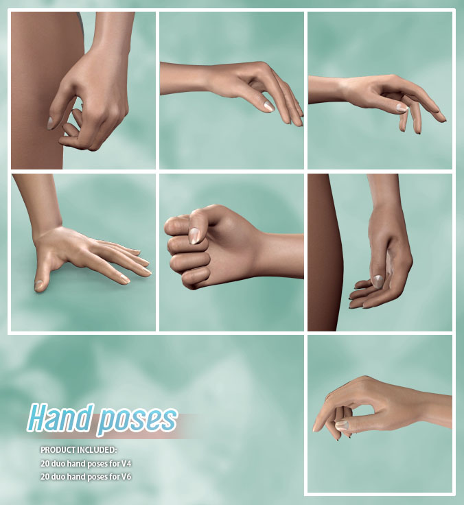 Hand Poses by N/A