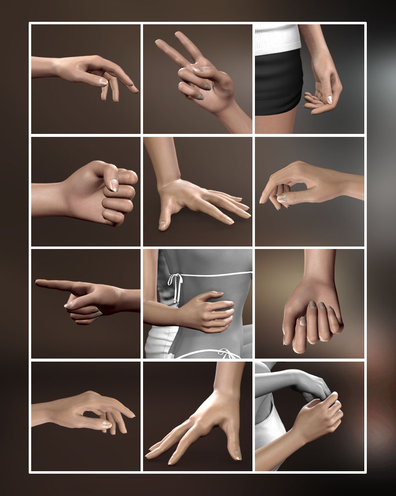 Hand Poses by N/A