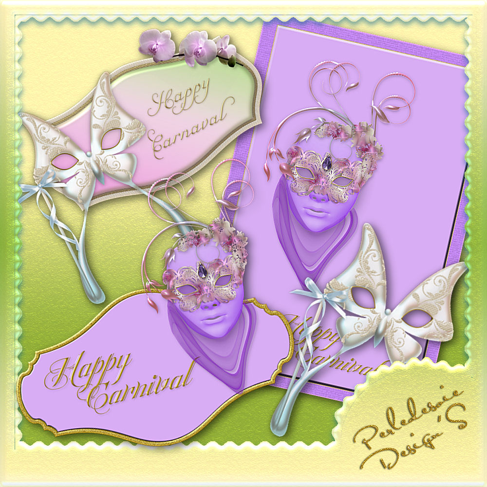Masques de Carnaval by N/A