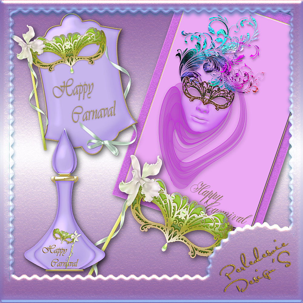 Masques de Carnaval by N/A