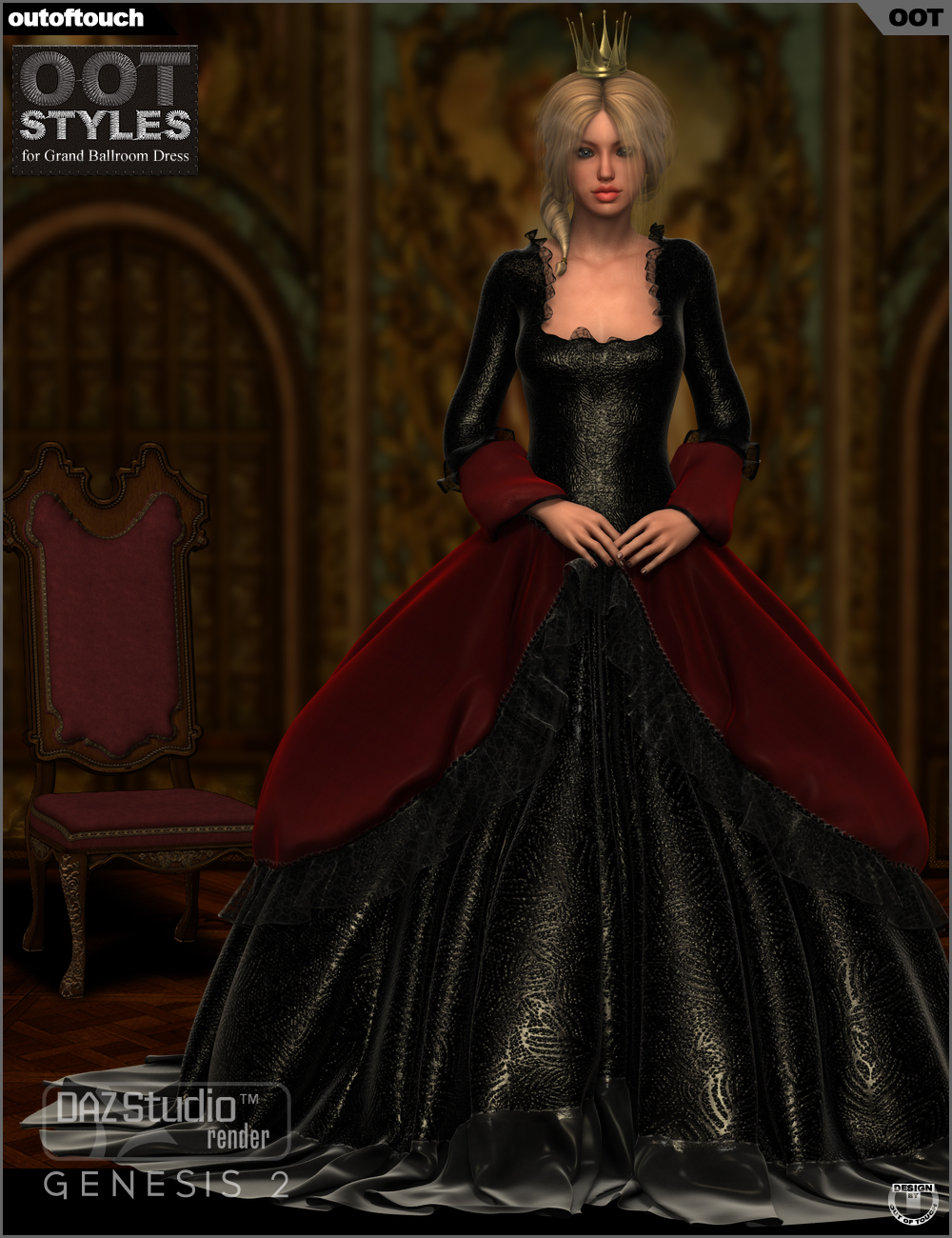 Royal Styles for Grand Ballroom Dress for Genesis 2 Female(s) by N/A
