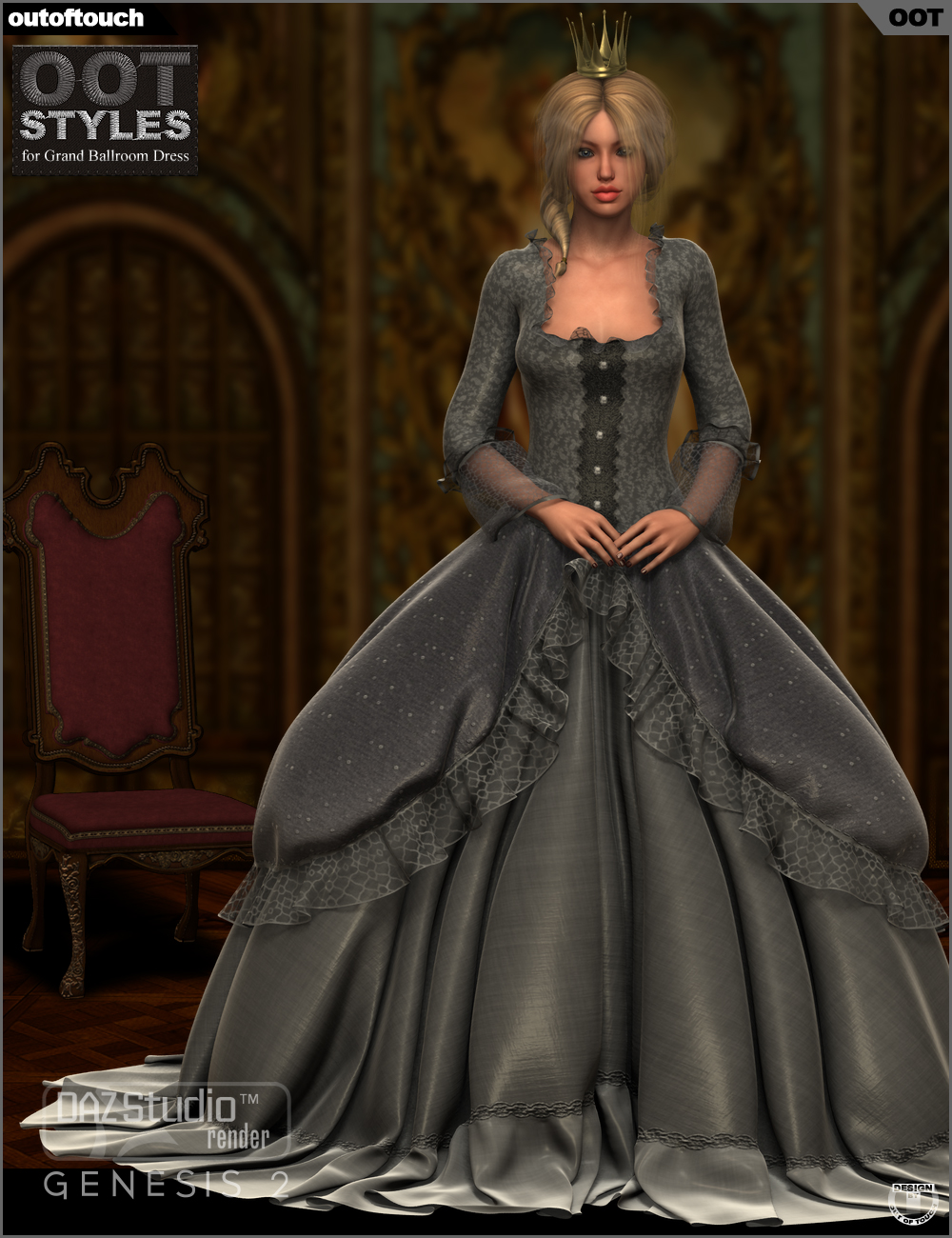 Royal Styles for Grand Ballroom Dress for Genesis 2 Female(s) by N/A