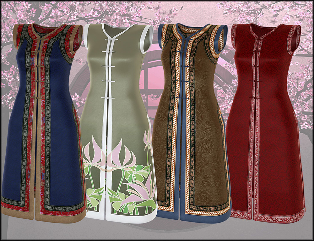 Mongolian Beauty Textures by N/A