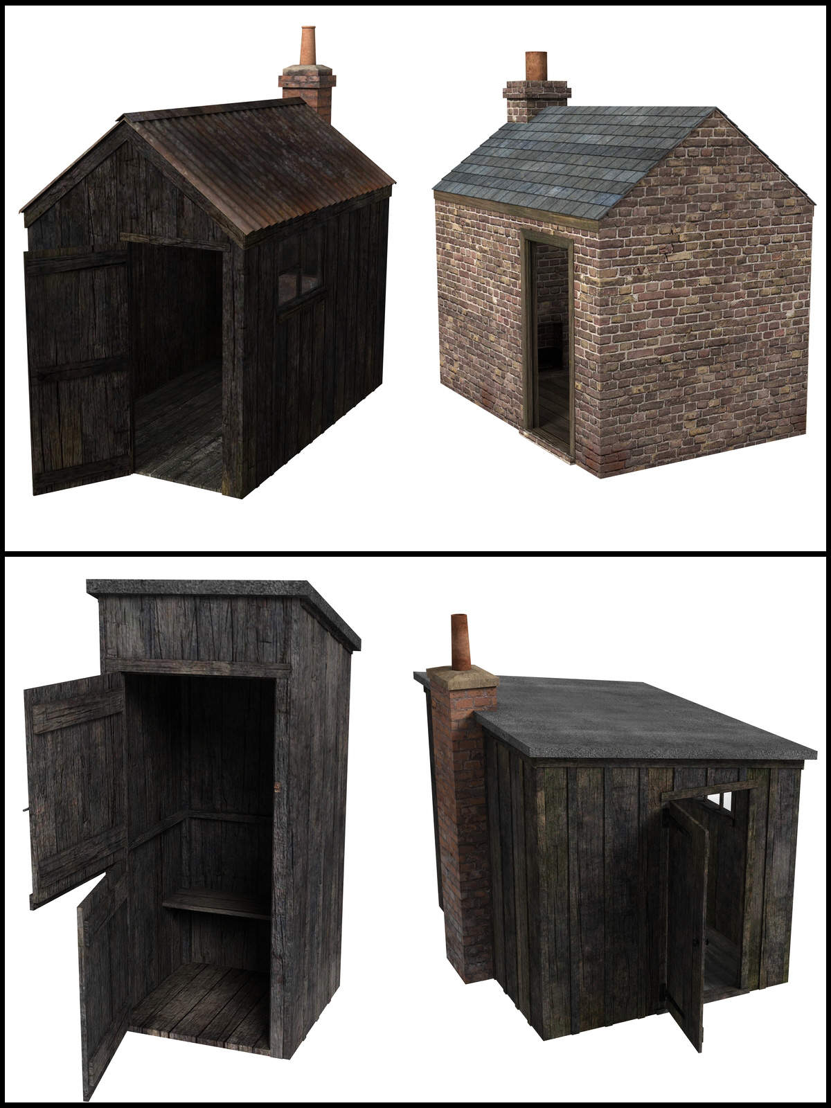 Trackside Building Set 1 by N/A
