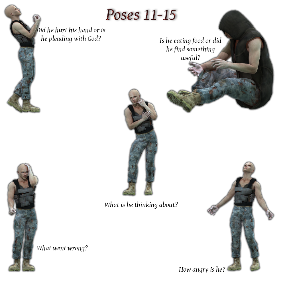 FB Post Apocalypse Poses For M4 by N/A