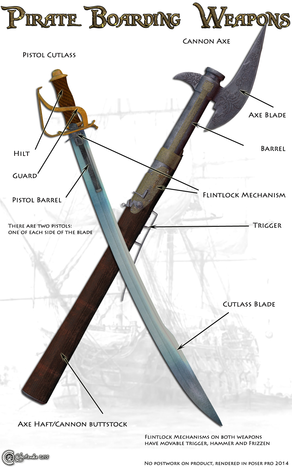 Pirate Boarding Weapons by N/A