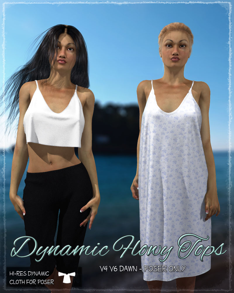 Dynamic Flowy Tops by N/A