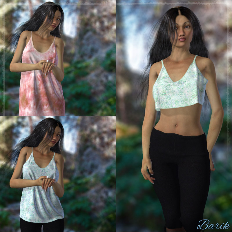 Dynamic Flowy Tops by N/A