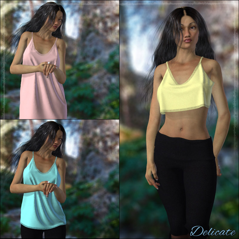 Dynamic Flowy Tops by N/A