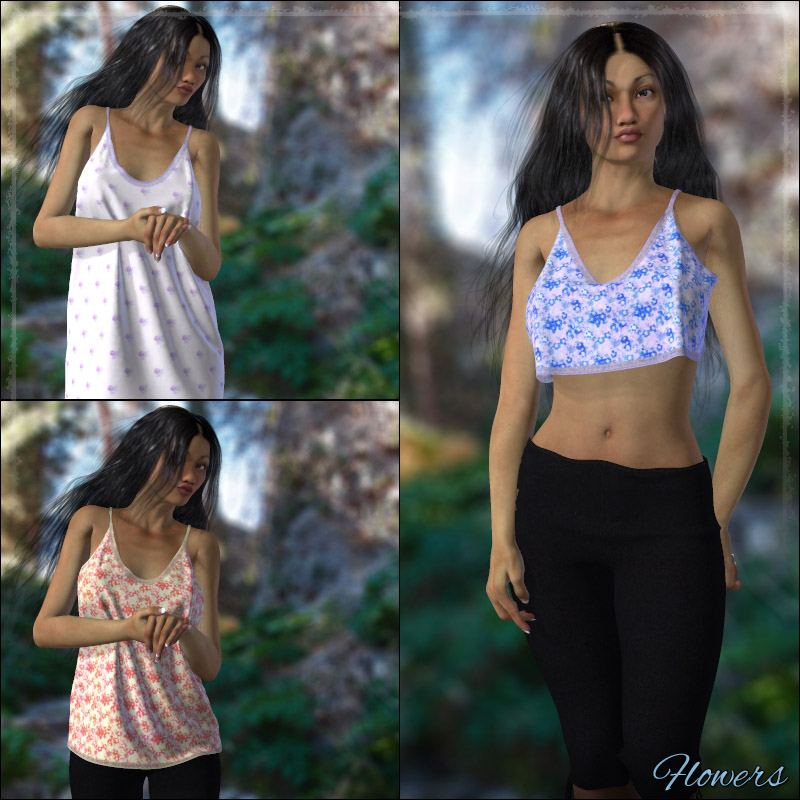 Dynamic Flowy Tops by N/A