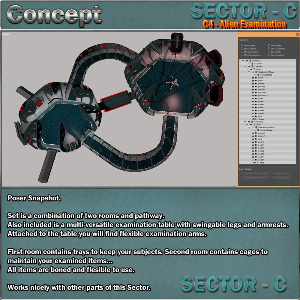 Ship Elements C4: Alien Examination by N/A