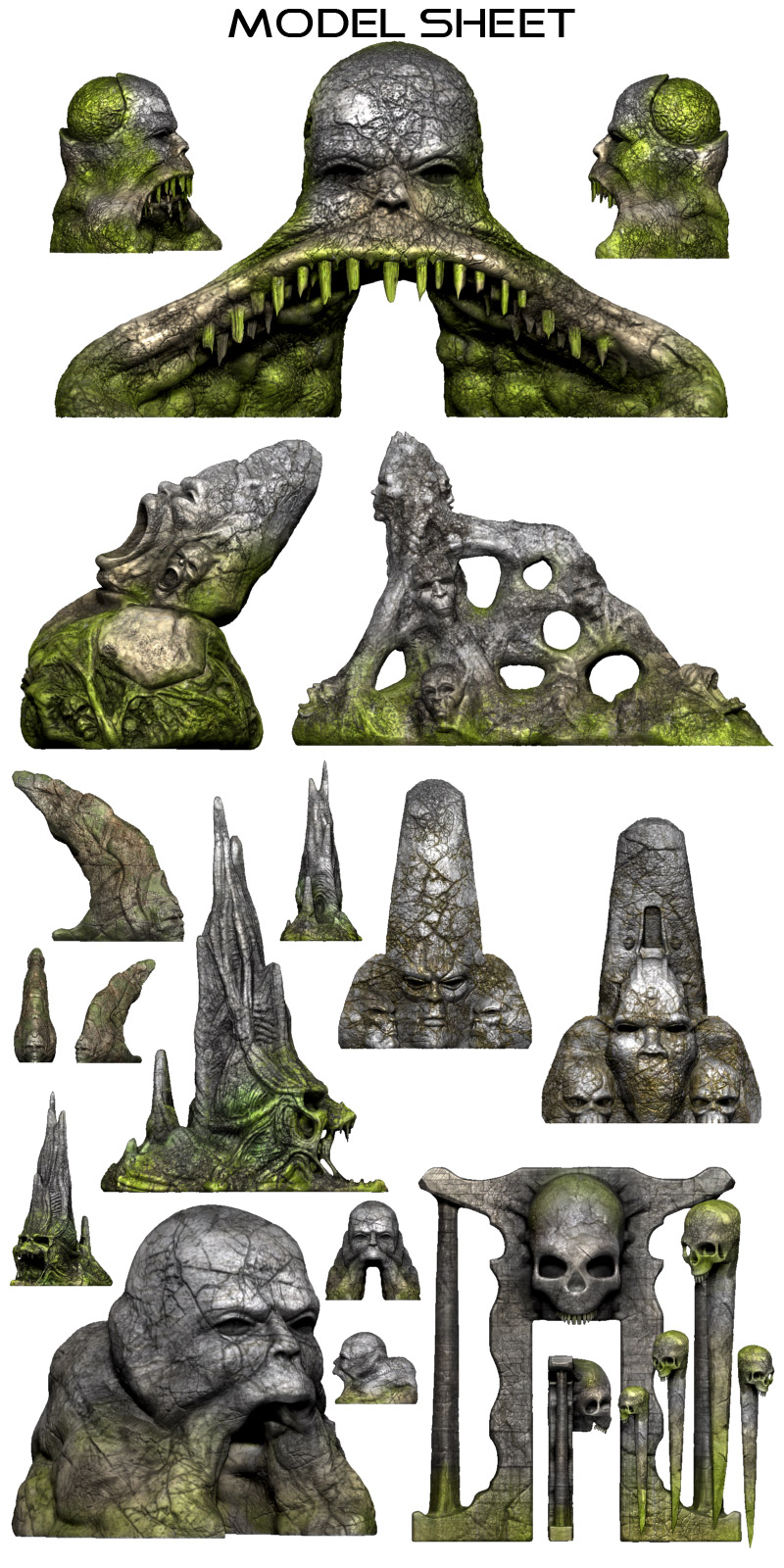Cliff Demons II Landscape Props by N/A