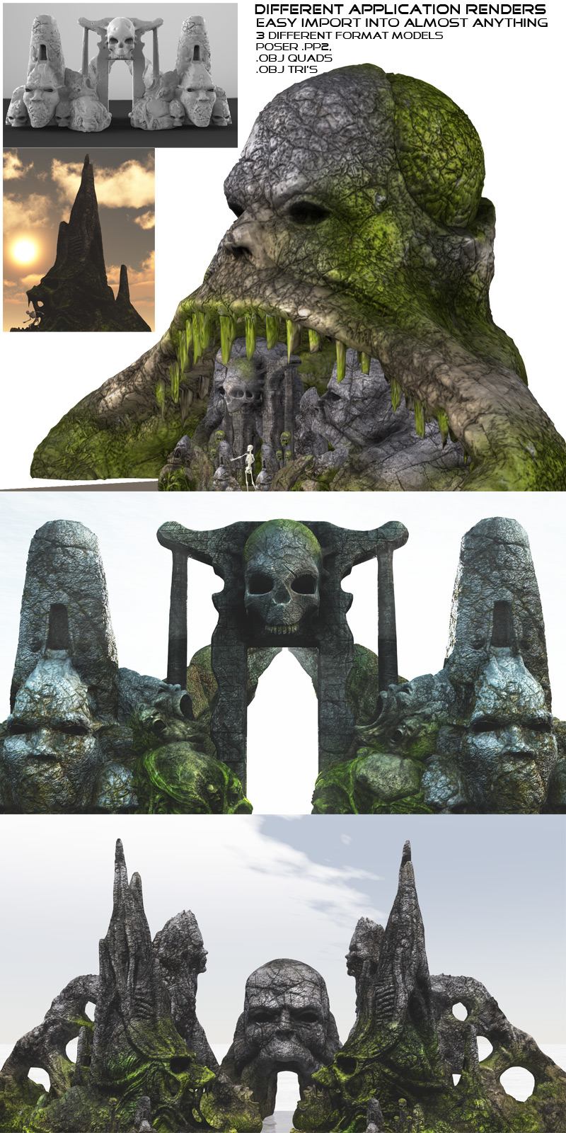 Cliff Demons II Landscape Props by N/A