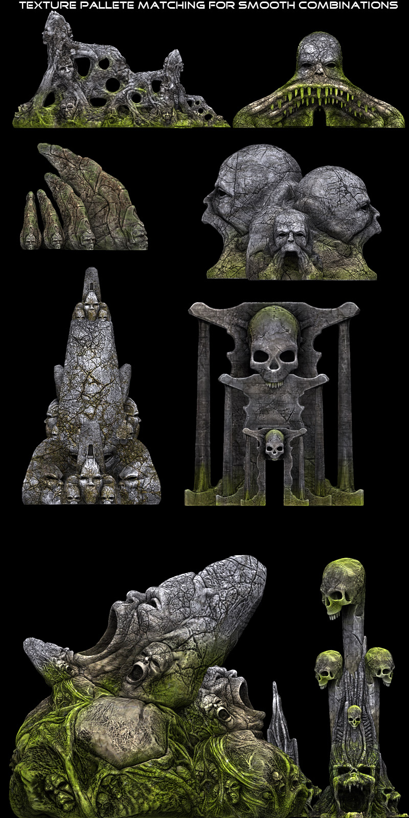 Cliff Demons II Landscape Props by N/A